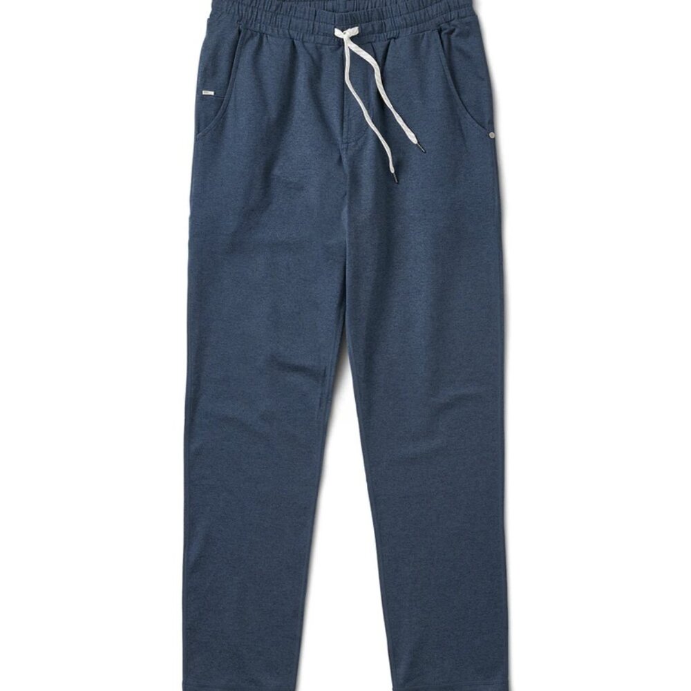 Vuori Ponto Performance Pants - Indigo Heather, XL